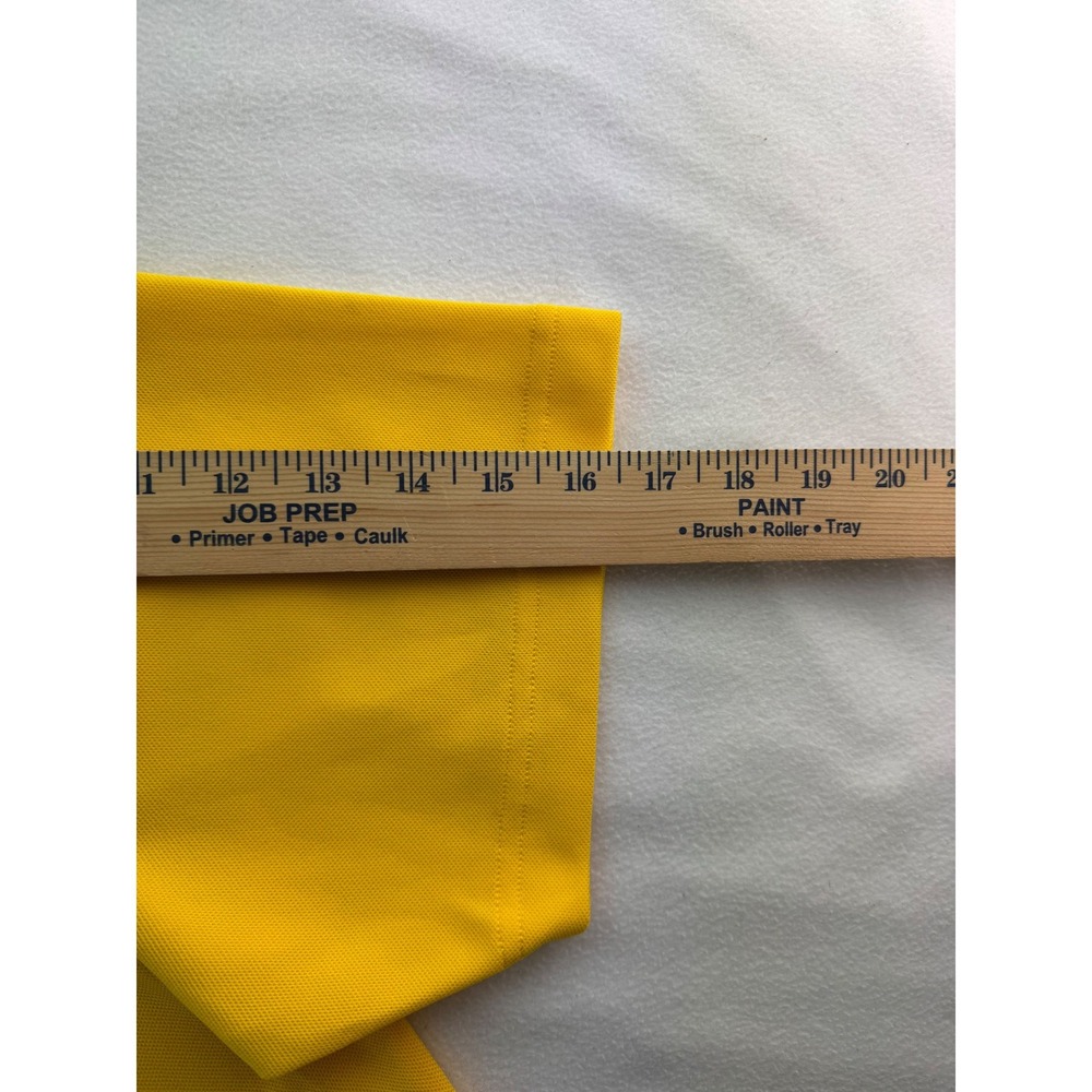 Loudmouth‎ Golf Polo Shirt Mens Yellow Short Sleeve Embroidered Logo Size L - Picture 12 of 16